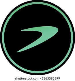 Cryptocurrency logos in colorful circle. vector logo images. 3d illustrations.