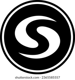Cryptocurrency logos in colorful circle. vector logo images. 3d illustrations.