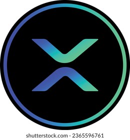 Logotipos de criptografía en círculo colorido. imágenes de logotipo vectorial. 3 quinquies ilustraciones.