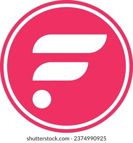 Logotipos de criptografía en círculo colorido. imágenes de logotipo vectorial. 3 quinquies ilustraciones.