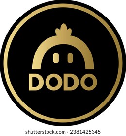 Logotipos de criptografía en círculo colorido. imágenes de logotipo vectorial. 3 quinquies ilustraciones.