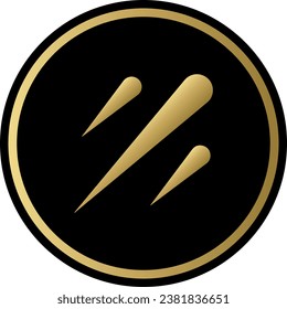 Cryptocurrency logos in colorful circle. vector logo images. 3d illustrations.