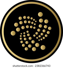 Cryptocurrency logos in colorful circle. vector logo images. 3d illustrations.
