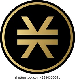 Cryptocurrency logos in colorful circle. vector logo images. 3d illustrations.