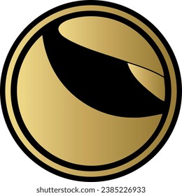 Cryptocurrency logos in colorful circle. vector logo images. 3d illustrations.