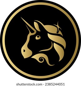 Cryptocurrency logos in colorful circle. vector logo images. 3d illustrations.