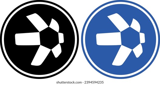 Logotipos de criptografía en círculo colorido. imágenes de logotipo vectorial. 3 quinquies ilustraciones.