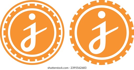 Cryptocurrency logos in colorful circle. vector logo images. 3d illustrations.