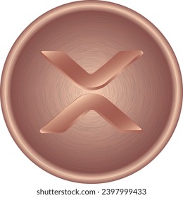 Cryptocurrency logos in colorful circle. vector logo images. 3d illustrations.