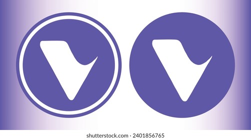 Logotipos de criptografía en círculo colorido. imágenes de logotipo vectorial. 3 quinquies ilustraciones.