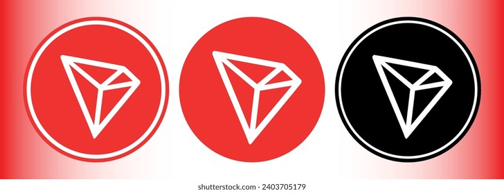 Cryptocurrency logos in colorful circle. vector logo images. 3d illustrations.