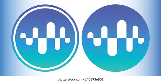 Cryptocurrency logos in colorful circle. vector logo images. 3d illustrations.