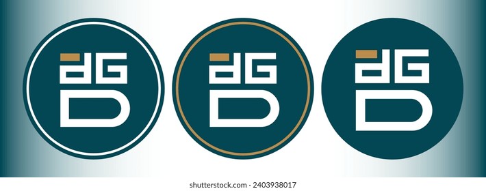 Logotipos de criptografía en círculo colorido. imágenes de logotipo vectorial. 3 quinquies ilustraciones.