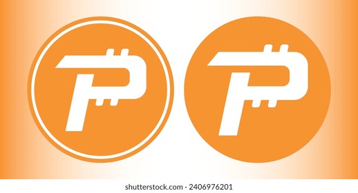 Cryptocurrency logos in colorful circle. vector logo images. 3d illustrations.