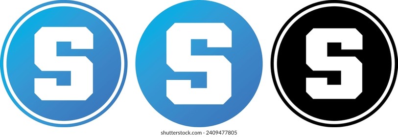 Cryptocurrency logos in colorful circle. vector logo images. 3d illustrations.