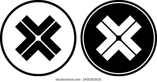 Cryptocurrency logos in colorful circle. vector logo images. 3d illustrations.