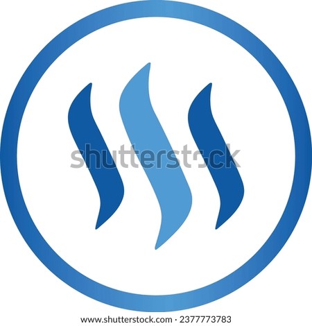 Cryptocurrency logos in colorful circle. vector logo images. 3d illustrations.