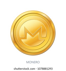 Cryptocurrency Monero coin
