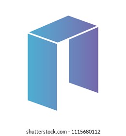 cryptocurrency neo symbol isolated icon