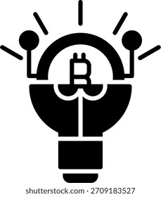 Criptomoneda Nuevo Vector de diseño de iconos creativos