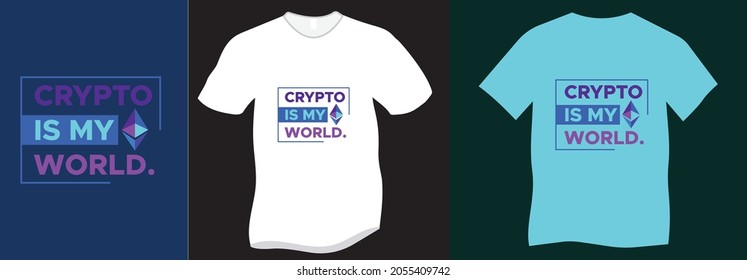 Cryptocurrency and NFT collector live in the virtual world. This t shirt will suit well with them. 