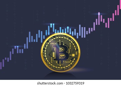Cryptocurrency prices are rising fast on the market, shown on the graph