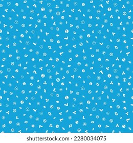 Cryptocurrency seamless pattern. Crypto currency background. Bitcoin Ethereum Ethereum classic, Dash, Litecoin, Monero, Nem, Ripple, Zcash. Vector illustration.