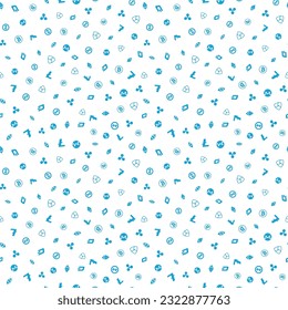 Cryptocurrency seamless pattern. Crypto currency background. Bitcoin Ethereum Ethereum classic, Dash, Litecoin, Monero, Nem, Ripple, Zcash. Vector illustration.