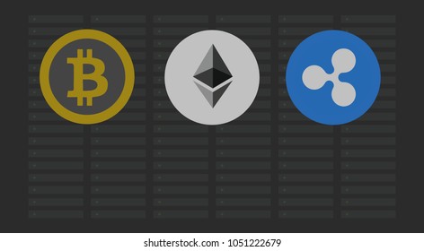 Cryptocurrency Server Background