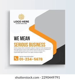 Plantilla de banner cuadrado de criptodivisa. Banner social con fondo negro, naranja y azul. Vector de diseño plano con collage fotográfico. Usable para medios sociales, historias y anuncios de internet.