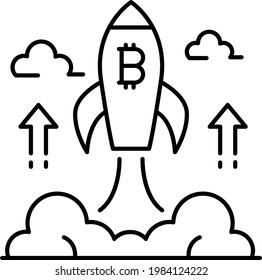 cryptocurrency startup Concept, Blockchain Investors Vector Icon Design, Business and Management Symbol, Banking and finance Sign, ECommerce and Delivery Stock illustration 