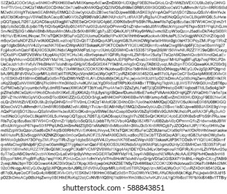 Cryptocurrency Technology / Firewall / Cyber Network Security / Data Encryption / Binary Computer Code Abstract Background. Vector Illustration.