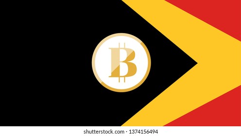Cryptocurrency Timor-Leste, 1.91 per 1 aspect ratio.