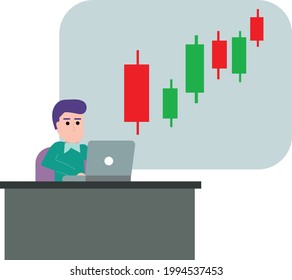 Cryptocurrency trading desk abstract concept illustration. bitcoin futures platform, crypto exchange trade service, financial technology business, smart order routing .