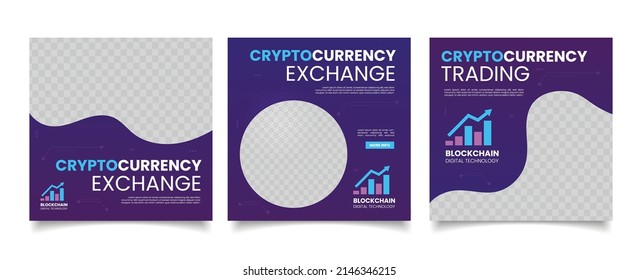 Cryptocurrency Trading social media post template