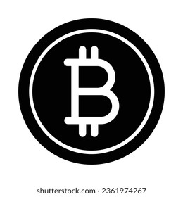 Cryptocurrency Vector Glyph Icon For Personal And Commercial Use.
