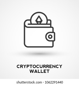 Cryptocurrency wallet icon