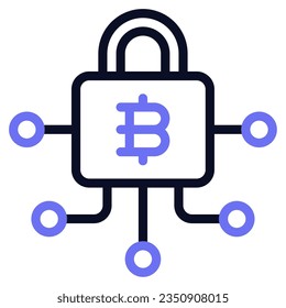 Cryptographic Keys Icon for uiux, infographic, etc
