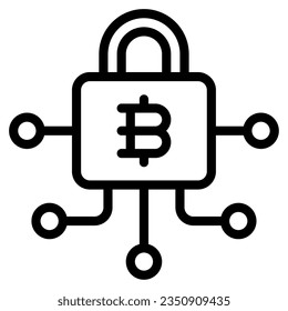 Kryptographisches Symbol für uiux, Infografik usw.