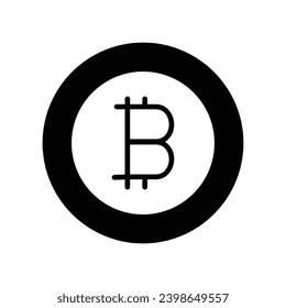 cryptography icon with white background vector stock illustration
