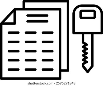 Cryptography Cryptography Line Vector Icon Design