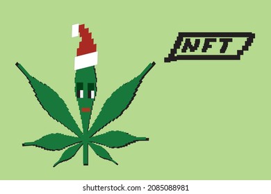 Cryptopunk NFT blockchain, non fungible token. Pixel art character