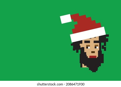 Cryptopunk NFT blockchain, non fungible token. Pixel art character