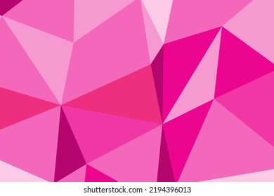 crystal abstract background with pink gradient