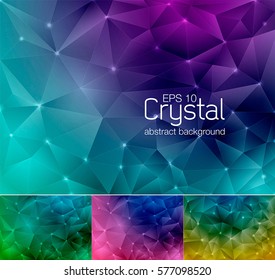 Crystal abstract background, suitable for your design element or web background