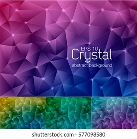 Crystal abstract background, suitable for your design element or web background