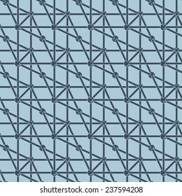 Crystal atomic lattice vector seamless pattern background