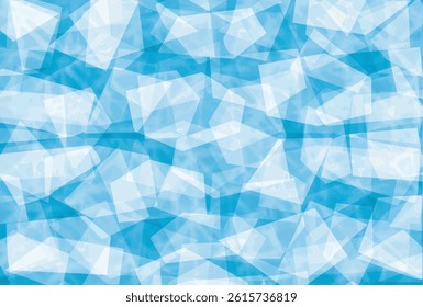 ฺฺBlue crystal background in bird's-eye view 