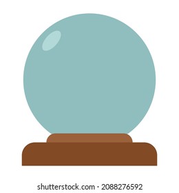 ilustración vectorial de clip de bola de cristal