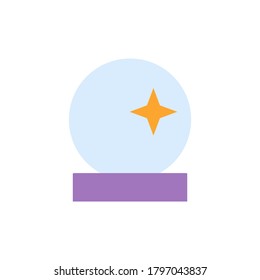 Crystal ball esoteric icon. Simple color vector elements of esoteric icons for ui and ux, website or mobile application